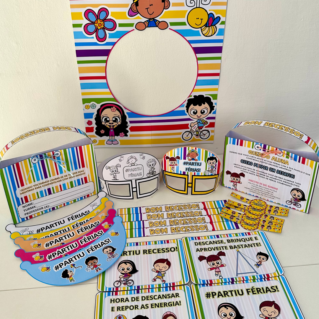 Kit Minhas Férias com vários materiais